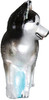 Old World Christmas Glass Blown Ornament, Siberian Husky (With OWC Gift Box)