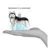 Old World Christmas Glass Blown Ornament for Christmas Tree, Siberian Husky