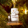 Ganz Resin Ornament for Christmas Tree, S’mores Wine Lover Snowman