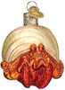 Old World Christmas Blown Glass Ornament for Christmas Tree, Hermit Crab