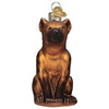 Old World Christmas Blown Glass Ornament for Christmas Tree, Happy Hyena