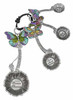 Ganz 4-Piece Zinc Alloy Measuring Spoons Set, Butterfly Blessing
