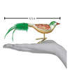 Old World Christmas Glass Blown Clip On Christmas Ornament, Christmas Bird