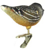 Old World Christmas 18068 Glass Blown Cherry Chickadee Ornament