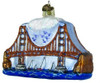 Old World Christmas Glass Blown Ornament, Golden Gate Bridge (With OWC Gift Box)
