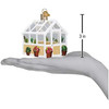 Old World Christmas Glass Blown Ornament, Greenhouse (With OWC Gift Box) Old World Christmas Glass Blown Ornament, Greenhouse (With OWC Gift Box)
