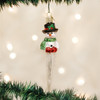 Old World Christmas Glass Blown Ornament for Christmas Tree, Icicle Snowman