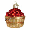 Old World Christmas Glass Blown Ornament, Apple Basket (With OWC Gift Box)