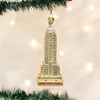 Old World Christmas Glass Blown Ornament for Christmas Tree, Empire State Building