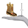 Old World Christmas Glass Blown Ornament, Field Boot (With OWC Gift Box)