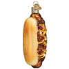 Old World Christmas Blown Glass Ornament for Christmas Tree, Chili Cheese Dog