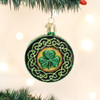 Old World Christmas Blown Glass Ornament for Christmas Tree, Celtic Brooch