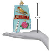 Old World Christmas 36272 Glass Blown State of Alabama Ornament Old World Christmas 36272 Glass Blown State of Alabama Ornament