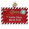 Old World Christmas Glass Blown Ornament for Christmas Tree, Letter to Santa