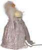 Kurt S. Adler Fiber Optic LED Silver Angel Treetop Tree Topper, 12