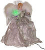Kurt S. Adler Fiber Optic LED Silver Angel Treetop Tree Topper, 12
