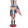 Kurt Adler Wooden Uncle Sam Nutcracker, Hollywood Collection, 15"