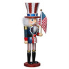 Kurt Adler Wooden Uncle Sam Nutcracker, Hollywood Collection, 15"