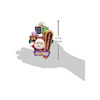 Kurt Adler Glass Ornament for Christmas Tree, Santa on Broadway