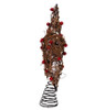 Kurt S. Adler (#H4201) Natural Brown Star With Berries Treetop, 12"