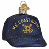 Old World Christmas Blown Glass Ornament for Christmas Tree, Coast Guard Cap