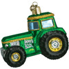 Old World Christmas Blown Glass Ornament for Christmas Tree, Tractor