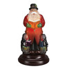 Old World Christmas Glass Tabletop Decorative Night Light —Caroling Santa with LED, 10.75"