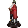 Old World Christmas Glass Tabletop Decorative Night Light —Caroling Santa with LED, 10.75"