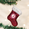 Old World Christmas Glass Blown Ornament, Alabama Stocking (With OWC Gift Box)