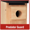 Nature's Way Cedar Bluebird Box House — Weather-Resistant Nesting Box —  Easy Clean, 12"