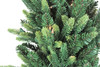 Lapland Hinged Fir Christmas Tree, 600 Clear Lights, 2038 Tips 7.5'