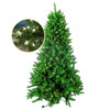 Garden Elements Artificial Pre-Lit Pennsylvania Spruce Christmas Tree, 1532 Tips, 1200 Clear Lights, 7.5 ft
