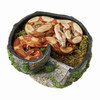 Zilla Naturalistic Hideaway Rock Lair, Size Large 11" x 8" x 6"