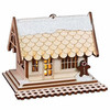 Old World Christmas Ginger Cottage Wooden Ornament for Christmas Tree, All Aboard Train Depot