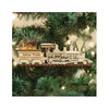 Old World Christmas Ginger Cottage Wooden Ornament for Christmas Tree, Santa Train