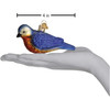 Old World Christmas Glass Blown Ornament for Christmas Tree, Western Bluebird