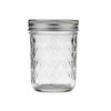 BALL Quilted Jelly Jars, 8oz Regular Mouth, Pack of 12