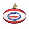 Old World Christmas Hanging Tree Ornament, Rugby Ball