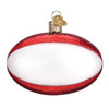 Old World Christmas Hanging Tree Ornament, Rugby Ball