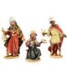 Marolin Manufaktur Plastic Nativity Set – Detailed Hand-Painted Christmas Figures, 4.75" (12 Pieces)