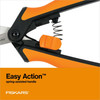 Fiskars Softouch Micro-Tip Pruning Snips for Precision Garden Trimming, 6"