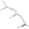 Holiday Wonderland Indoor/Outdoor String Lights, 100 Clear Mini Bulbs, White Wire, Lighted Length 22.75