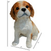 Michael Carr Designs Puppy Love Collection, Outdoor Figurine — Cavalier King Charles Spaniel Puppy, 8"