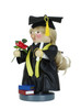 Steinbach Wooden Chubby Nutcracker Collection, Graduate Woman, Limited Edition, 11.4"