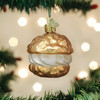 Old World Christmas Glass Blown Ornament for Christmas Tree, Cream Puff