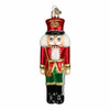 Old World Christmas Glass Blown Ornament with OWC Gift Box, Soldier Nutcracker (Pack of 2)
