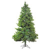 Garden Elements Artificial Pre-Lit Serbian Spruce Christmas Tree, Instant Connect, 8 Light Functions, 600 Lights 6.5 ft