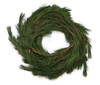 Garden Elements Handmade Fresh Holiday Evergreen Decorative Rope Garland – White Pine, 25'