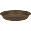 The HC Companies Plastic Saucer for Classic Pot, Chocolate, 16"