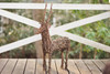Garden Elements Rustic Grapevine Standing Deer, 24x8x36